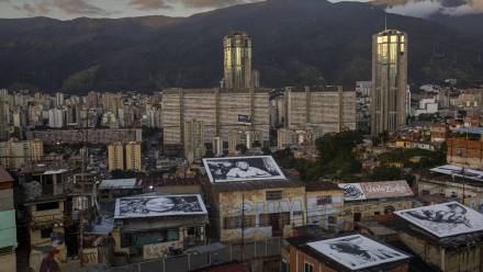 Stolicy Wenezueli, Caracas. Fot. PAP/EPA/MIGUEL GUTIERREZ