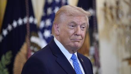 Prezydent USA Donald Trump. Fot. PAP/EPA/YURI GRIPAS / POOL