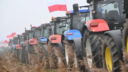 Protest rolników ws. umowy z Mercosurem Fot. PAP/Andrzej Jackowski