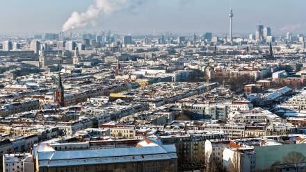 Widok na Berlin, fot. PAP/EPA/HANNIBAL HANSCHKE