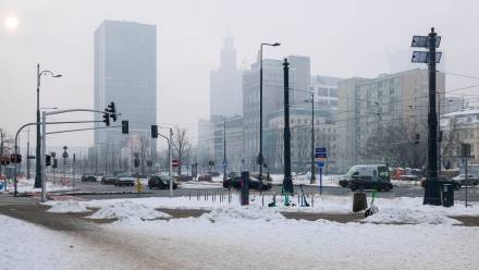 Mróz w Warszawie, zdjęcie ilustracyjne, fot. PAP/Albert Zawada