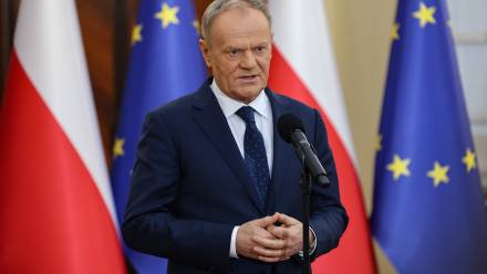 Premier Donald Tusk. Fot. PAP/Albert Zawada