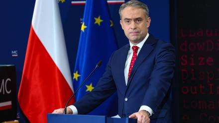 Gawkowski: wszystko wskazuje na to, że mamy do czynienia z rosyjskim sabotażem. Fot. PAP/	Szymon Pulcyn