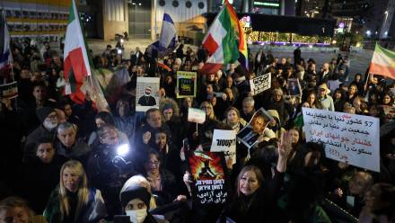 Protesty. Fot. PAP/EPA/ABIR SULTAN