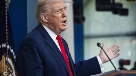 Donald Trump. Fot. PAP/EPA/JIM LO SCALZO