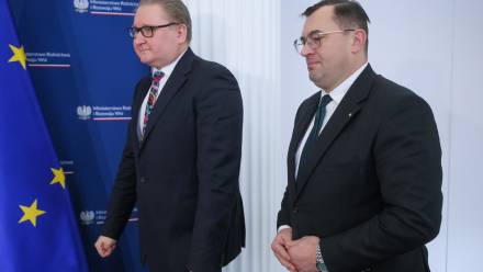 Stefan Krajewski, Taras Kaczka. Fot. PAP/	Rafał Guz