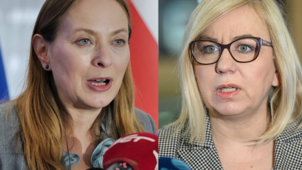 Katarzyna Pełczyńska-Nałęcz, Paulina Henning-Kloska. Fot. PAP/Karol Zienkiewicz/Jakub Kaczmarczyk
