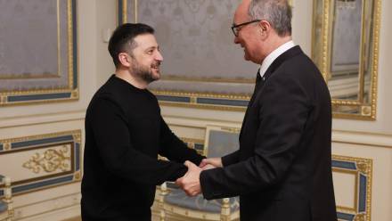 Marszałek Sejmu Włodzimierz Czarzasty i prezydent Ukrainy Wołodymyr Zełenski. Fot. X/Piotr Molęcki/Kancelaria Sejmu