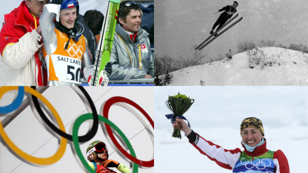Adam Małysz, Wojciech Fortuna, Kamil Stoch, Justyna Kowalczyk. Fot. /JM/ PAP/EPA-KAZUHIRO NOGI/PAP/CAF-ARCHIWUM/PAP/Grzegorz Momot/EPA/BONNY MAKAREWICZ