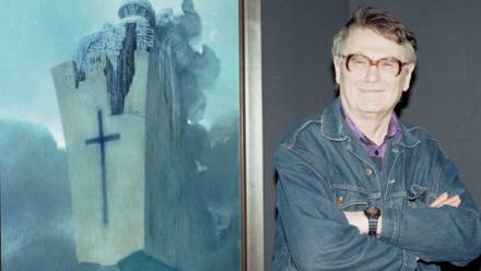 Artysta malarz Zdzisław Beksiński. Fot. PAP/Andrzej Rybczyński