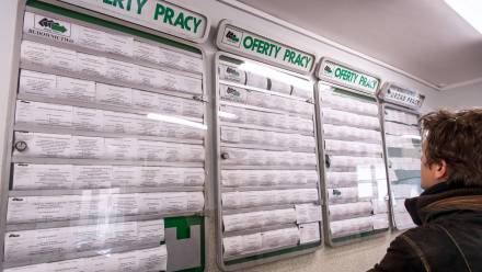 Urząd pracy Fot. PAP/Tytus Żmijewski