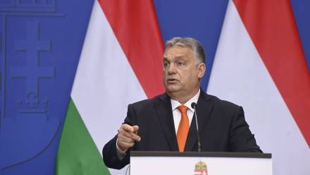 Premier Węgier Viktor Orban. Fot. EPA/SZILARD KOSZTICSAK