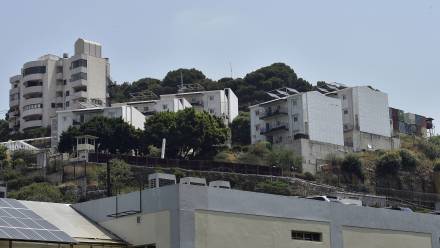 Widok na cześć ambasady USA na przedmieściach Bejrutu, fot. PAP/EPA/WAEL HAMZEH