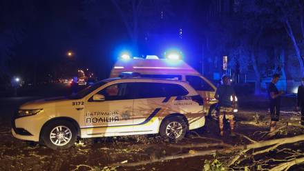 Ukraińska policja. Zdj. ilustracyjne. Fot. PAP/EPA/KATERYNA KLOCHKO