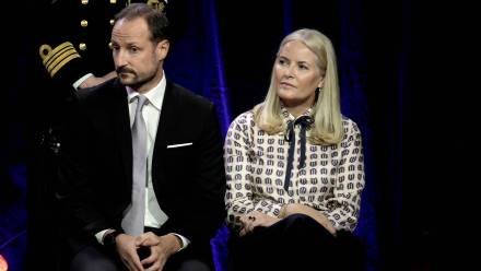 Książe Haakon i księżna Mette-Marit, fot. PAP/EPA/NTB/STIAN LYSBERG SOLUM