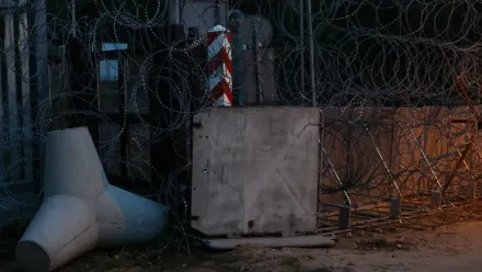 Przejście graniczne z Białorusią Fot. PAP/Artur Reszko