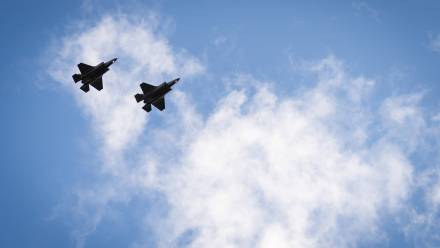 Myśliwce F-35, fot. PAP/EPA/RITZAU SCANPIX