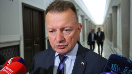 Szef klubu PiS Mariusz Błaszczak. Fot. PAP/	Paweł Supernak