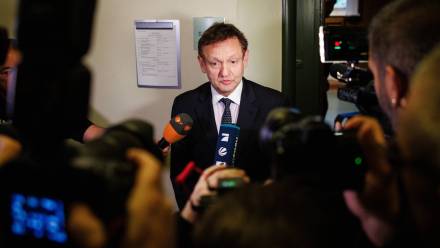 Wiceszef AfD Kay Gottschalk. Fot. PAP/EPA/CLEMENS BILAN 