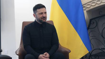 Wołodymyr Zełenski Fot. PAP/EPA/PETROS KARADJIAS / POOL