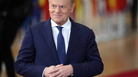 Donald Tusk Fot. PAP/EPA/OLIVIER MATTHYS
