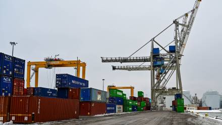 Port morski w Szczecinie Fot. PAP/Marcin Bielecki