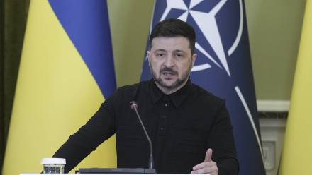 Wołodymyr Zełenski. Fot. EPA/STRINGER