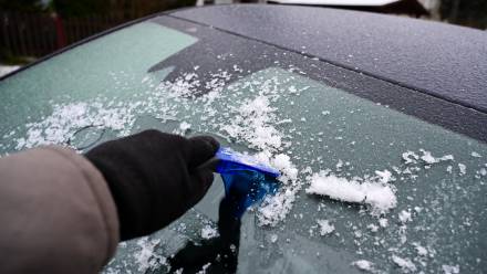 Gołoledź Fot. PAP/Marcin Bielecki