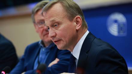 Piotr Serafin. Fot. PAP/EPA/OLIVIER HOSLET