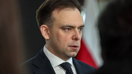 Minister finansów i gospodarki Andrzej Domański. Fot. PAP/Albert Zawada