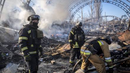 Atak na Ukrainę. Zdjęcie ilustracyjne. Fot. PAP/EPA/TOMMASO FUMAGALLI