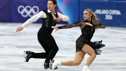 Emilea Zingas i Vadym Kolesnik. Fot. PAP/EPA/WU HAO 