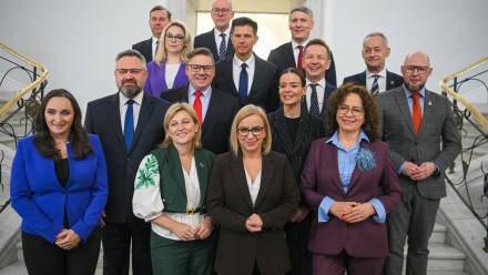 Klub parlamentarny Centrum. Fot. PAP/Marcin Obara