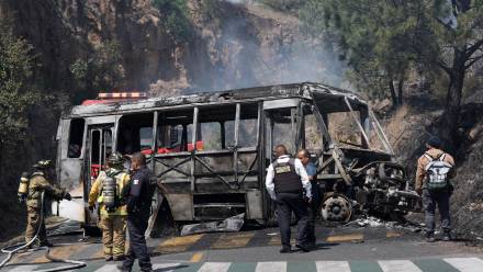 Działania policji po śmierci El Mencho. Fot. PAP/ EPA/Ivan Villanueva 