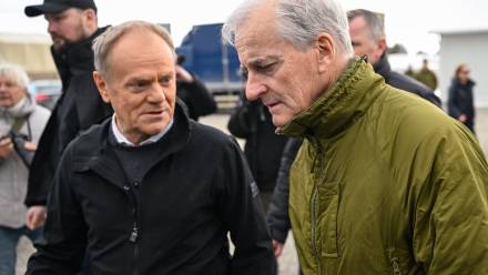 Premier Donald Tusk i premier Norwegii Jonas Gahr Store. Fot. PAP/Darek Delmanowicz