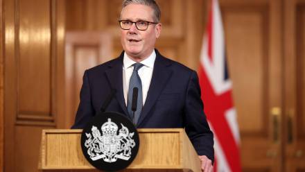 Keir Starmer. Fot. EPA/ANDY RAIN / POOL