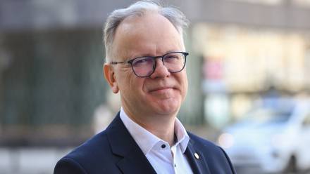 Prof. Paweł Rowiński Fot. PAP/Radek Pietruszka