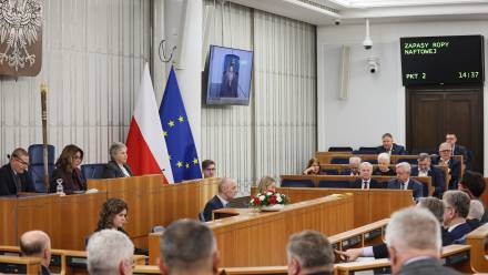 Posiedzenie Senatu Fot. PAP/Leszek Szymański