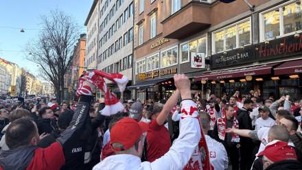 Polscy kibice. Fot. PAP/	Daniel Zyśk