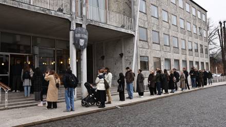 Głosowanie w Aarhus w Danii Fot. PAP/EPA/MIKKEL BERG PEDERSEN