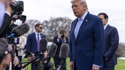 Prezydent USA Donald Trump. Fot. PAP/EPA/SHAWN THEW / POOL