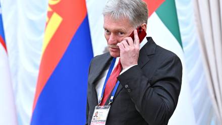 Rzecznik Kremla Dmitrij Pieskow, fot. PAP/EPA/SPUTNIK POOL/SERGEI BOBYLEV / SPUTNIK / KREMLIN POOL