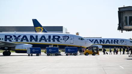 Samoloty Ryanair, fot. PAP/Darek Delmanowicz