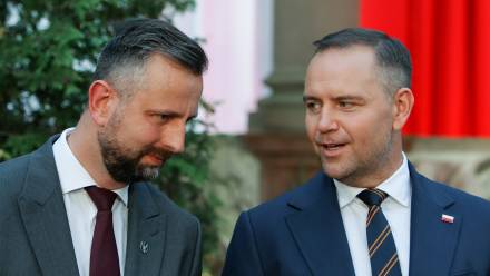 Prezydent Karol Nawrocki i wicepremier, szef MON i lider PSL Władysław Kosiniak-Kamysz. Fot. PAP/	Paweł Supernak