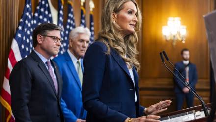 Szefowa administracji prezydenta USA Donalda Trumpa ds. małych przedsiębiorstw Kelly Loeffler. Fot. PAp/EPA/JIM LO SCALZO