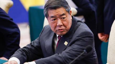 Wicepremier Chin He Lifeng. Fot. PAP/EPA/	MAXIM SHEMETOV / POOL