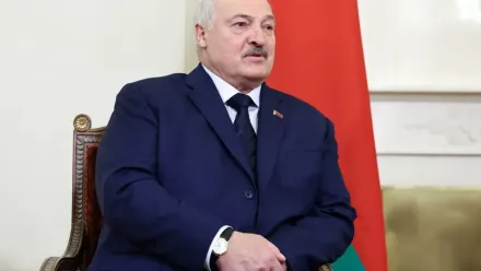 Alaksandr Łukaszenka, fot. PAP/EPA/ALEXANDER KAZAKOV / SPUTNIK / KREMLIN POOL