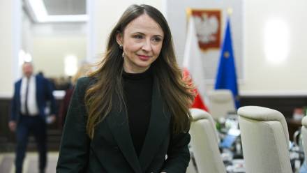 Ministra rodziny, pracy i polityki społecznej Agnieszka Dziemianowicz-Bąk. Fot. PAP/Marcin Obara
