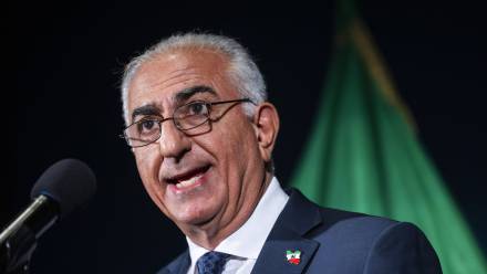 Cyrus Reza Pahlawi. Fot. EPA/JIM LO SCALZO