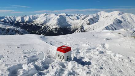Pokrywa śnieżna na Kasprowym Wierchu, fot. PAP/Grzegorz Momot